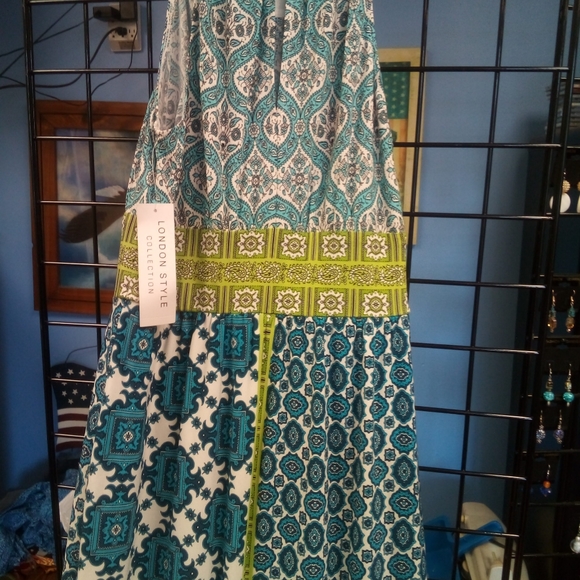 $72 London Style Multicolor Maxi sz 4 NWT - Picture 5 of 7